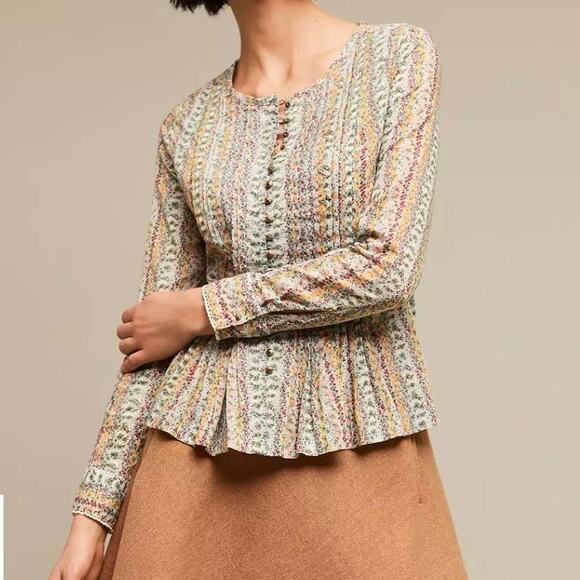 Maeve Tops - Anthropologie Maeve Gelise Floral Blouse